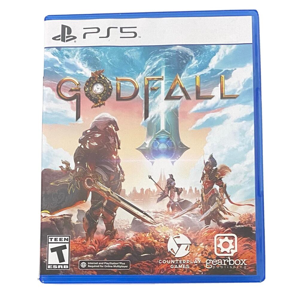 Godfall PS5 Sony PlayStation 5 Game Disc w/case great shape